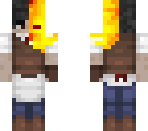 burning guy