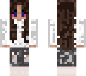 cute brown hair blue eyes girl