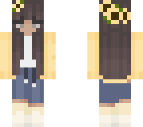 cute sunflower aesthetic girl!
