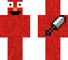 elmo with weapon