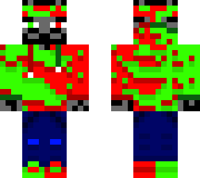 enderman contrast green red bandana (improved)