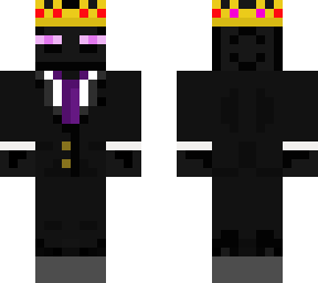 enderman in a suit with a crown v3