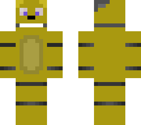 fread bear whith endoskeleton in side fnaf