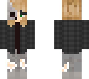 girl with green eyes + skull *fix*