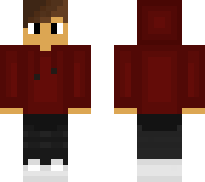 guy with red hoodie