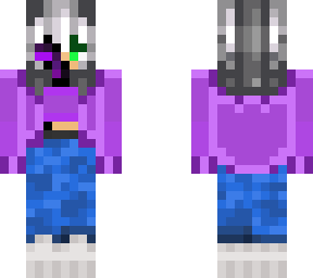 half enderman girl