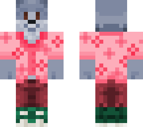 hawaiian shirt grey wolf