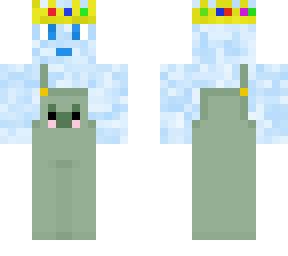 ice king but with cute frog  overall