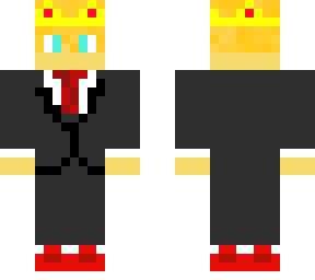 king in a suit