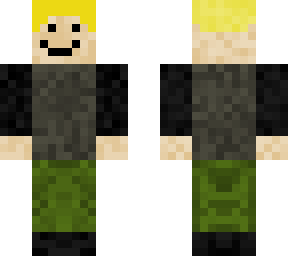 look like a noob but actually be a sweat (my first skin)