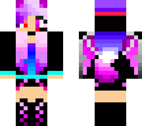 magenta dragon fox  gamer  (u may edit )