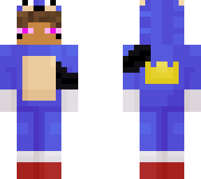 me in a sonic onez  new im turning in to a enderman