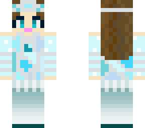 me wearing ice formal ice gown