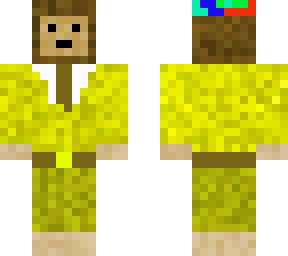 monke with and without a suit