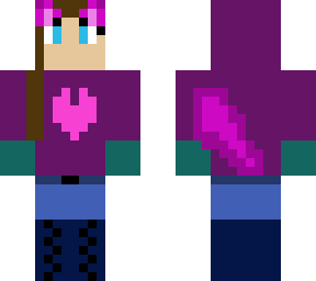 my main avatar in minecraft winter