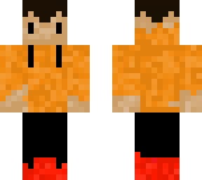 orange hoddie