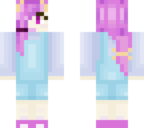 pink haired cat gamer!