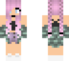 pink haired girl
