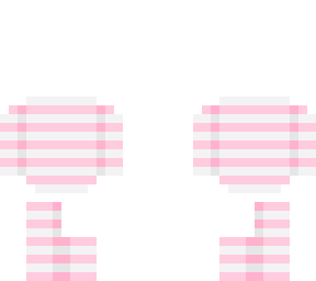 pink striped outfit
