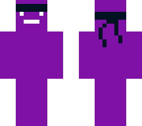 purple, with headband