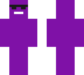 purple, with sunglasses
