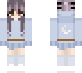 purple/pink haired high schooler (casual)