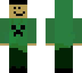 quackity with a creeper hoodie