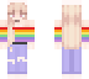 rainbow pride girl