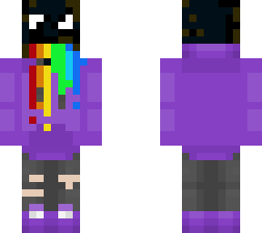rainbow purpled