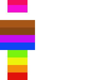 rainbow skin