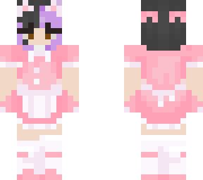 recolored maid cat dress for friend