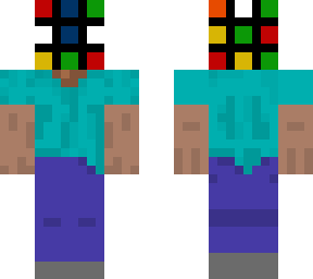 scrambled rubik's steve