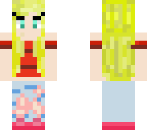 teenage girl (red theme)