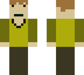very casual v-neck-yellow-male