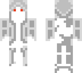 white hooded figure