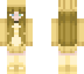 yellow axolotl girl
