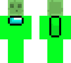among us lime slime hat