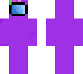 among us purple character (better)