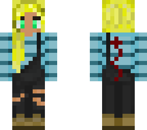 blonde girl w/ devil tail
