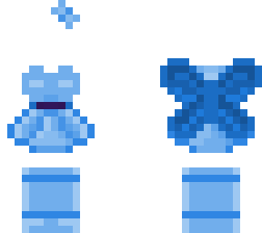 blue ballerina