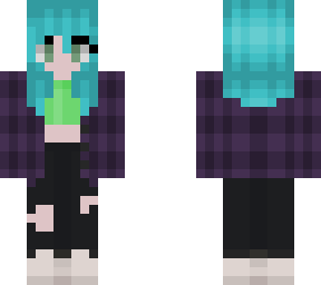 blue girl