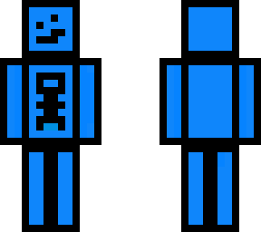 blue man