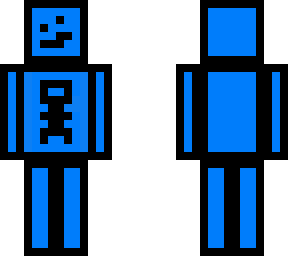 blue man