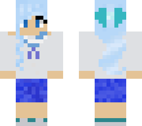 blue school girl