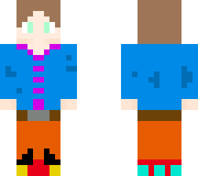 boy skin with minty eyes
