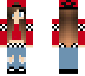 checkered tomboy girl