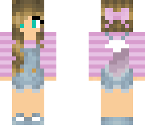 cute overall girl