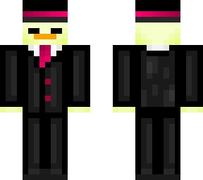 duck in a suit and bowl hat: pink edition!