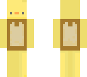 duck wears bread