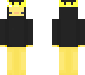 duck with crown and hoodie